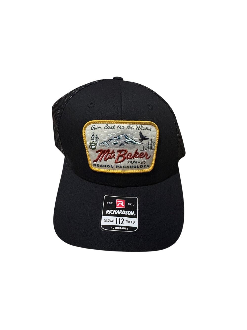 NWT Richardson 112 Trucker Hat – Mt. Baker Ski Area 2025-26 Season Passholder